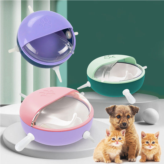 Self-Feeding Milk Bowl: Happy Pets, Hassle-Free Nursing - Decent Meow