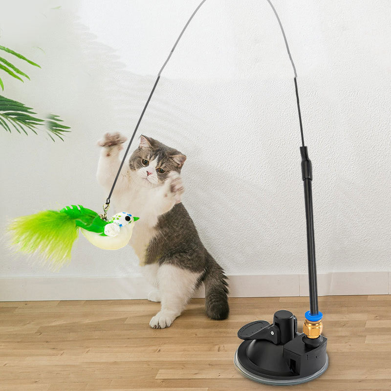 Funny Cat Stick: Endless Playtime for Your Curious Kitty! - Decent Meow