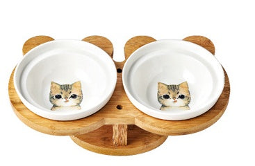 Elegant Ceramic Cat Bowl: Stylish, Durable, and Easy to Clean! - Decent Meow