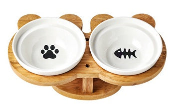 Elegant Ceramic Cat Bowl: Stylish, Durable, and Easy to Clean! - Decent Meow